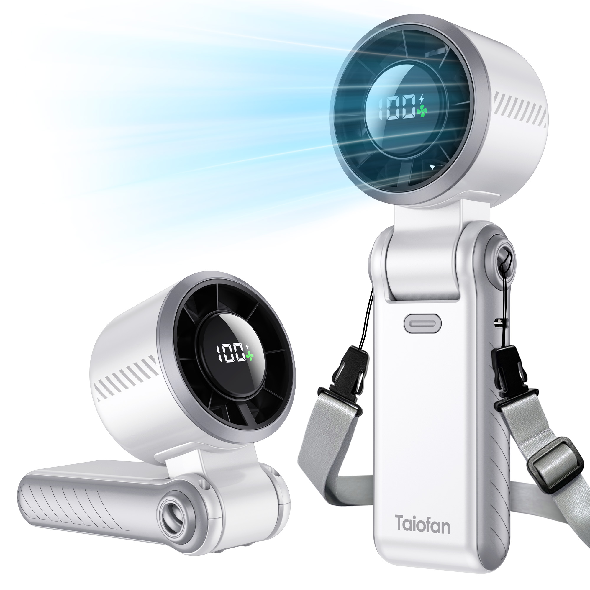 Outdoor Power Inc - With a hand-held fan belt, USB-C
