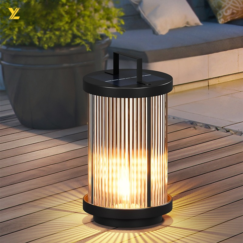 Ac Outdoor Power - New Solar-Powered Courtyard Lamp Lawn Hand-Held