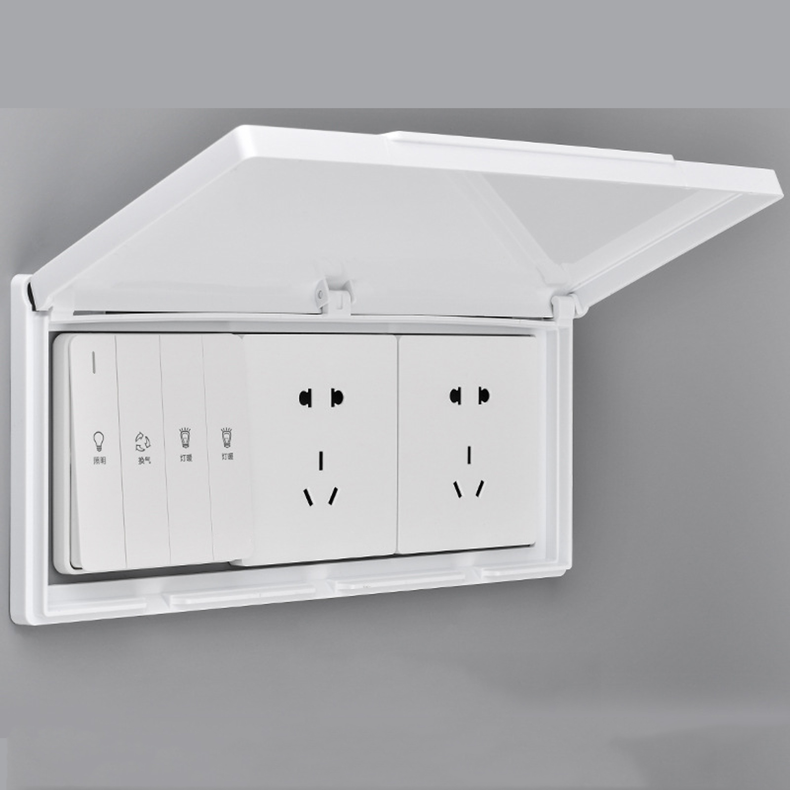 3 Gang Waterproof Outlet Cover - مراجعة Outdoor Power Socket Cover وسعره