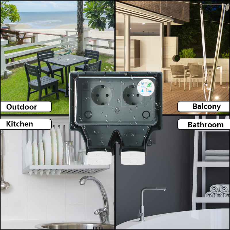 Avoir Tuya Wall Electrical Soc - مراجعة Outdoor Power Socket Cover وسعره