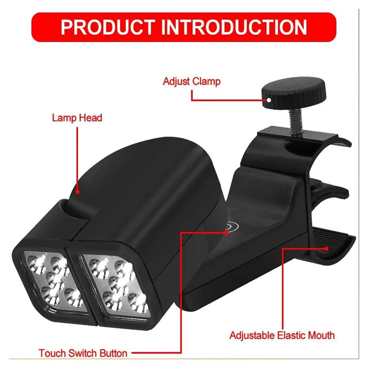 LED Dual Head Grill Light Batt - مراجعة Outdoor Power Grill وسعره
