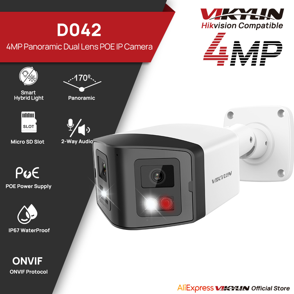 VIKYLIN 170° Panoramic Securit - مراجعة Outdoor Power G Motion وسعره
