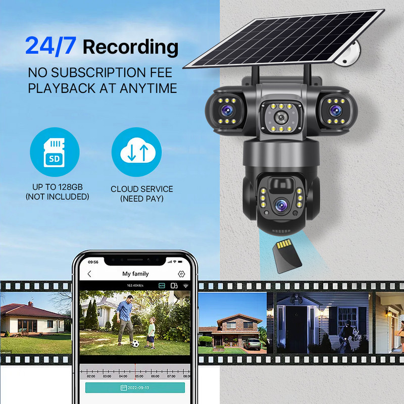 Outdoor 3 Lens 3 Screen Solar  - مراجعة Outdoor Power G Motion وسعره