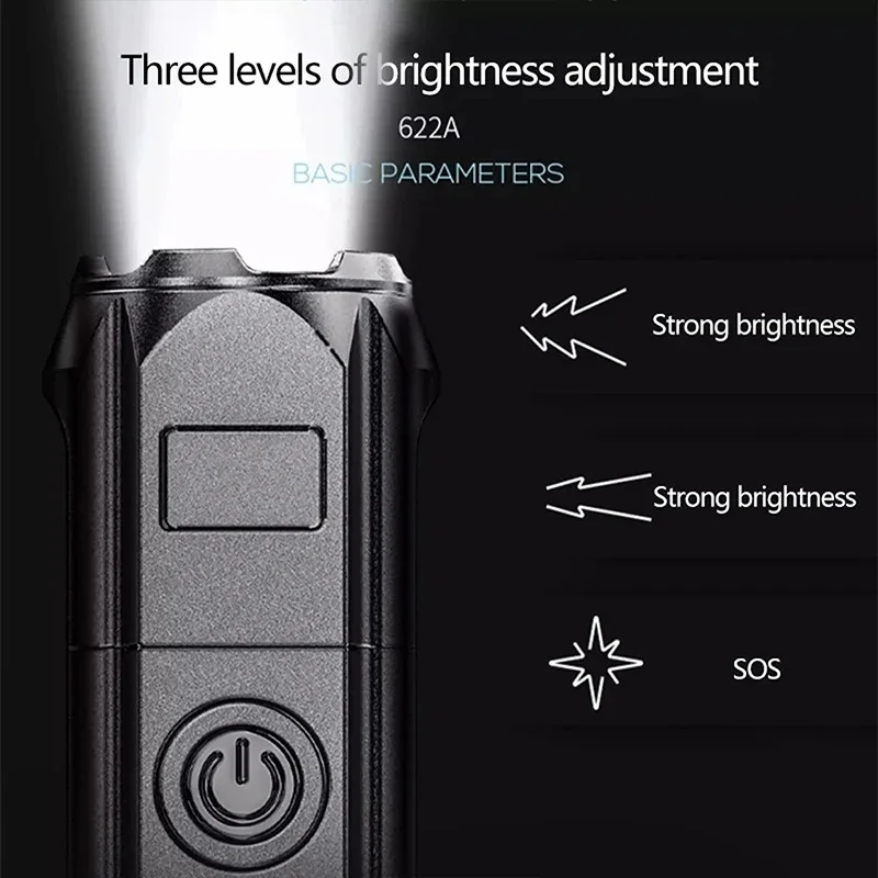 LED Camping Torch Flashlight H - مراجعة Outdoor Power Usb وسعره