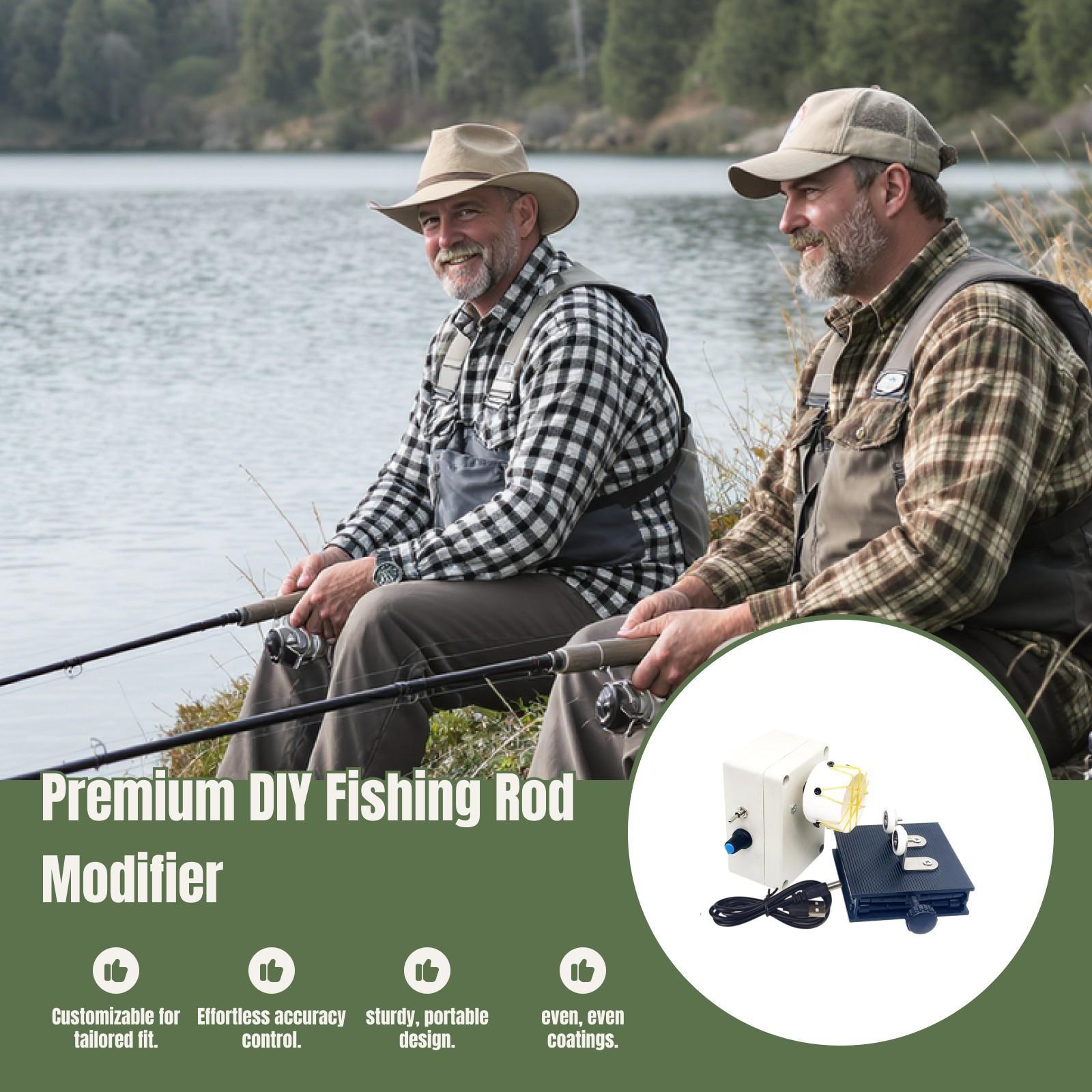 USB Powered Fishing Rod Windin - مراجعة Outdoor Power Repair وسعره