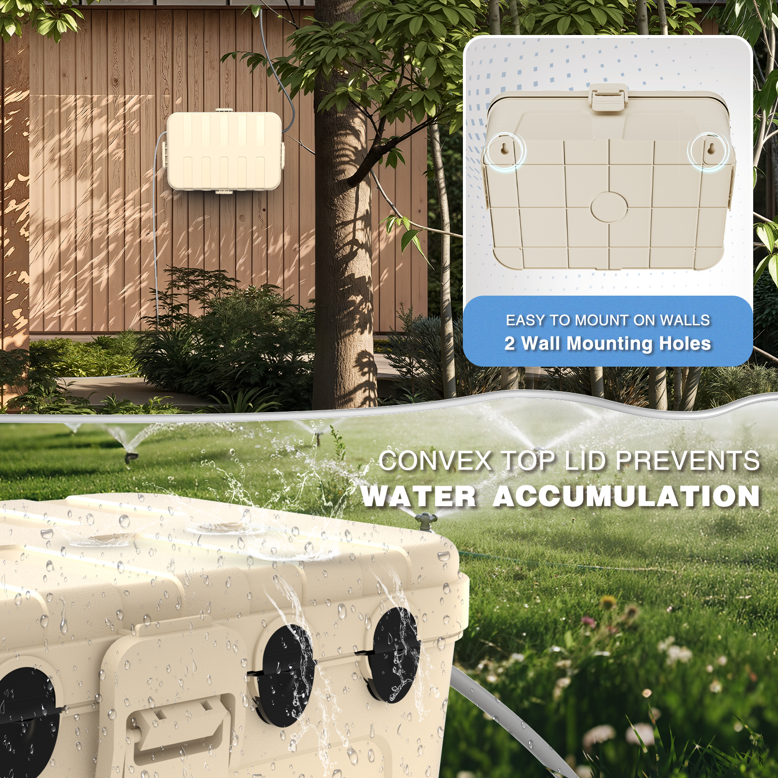 IP54 Large Outdoor Electrical  - مراجعة Outdoor Power Socket Cover وسعره