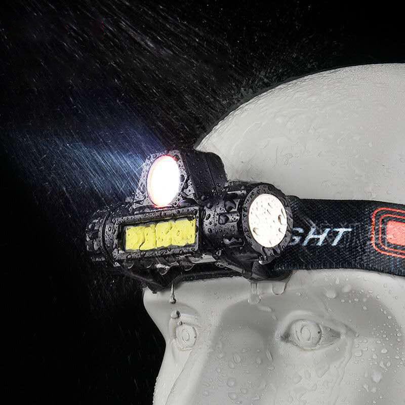 Rechargeable COB LED USB Headl - مراجعة Outdoor Power Repair وسعره