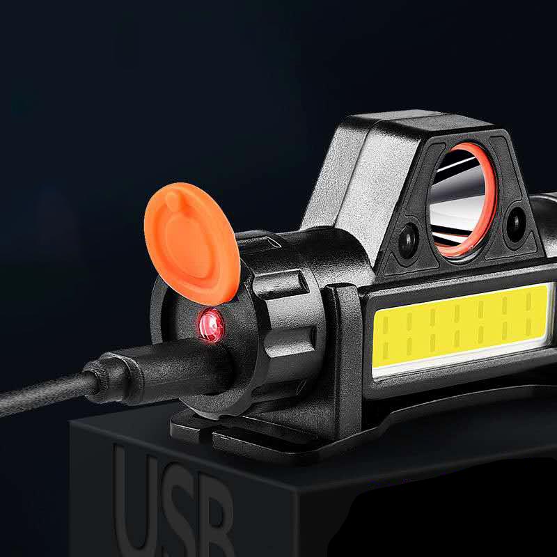 Rechargeable COB LED USB Headl - مراجعة Outdoor Power Repair وسعره