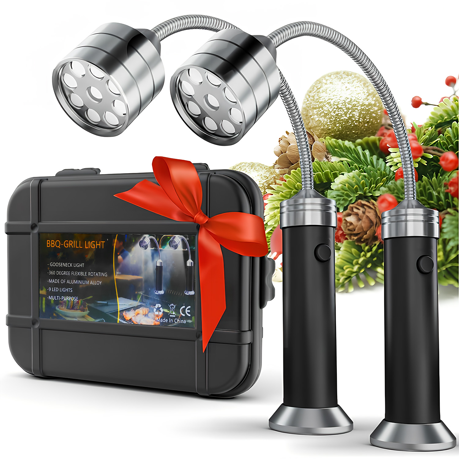 2 Pack Barbecue Grill Light |  - مراجعة Outdoor Power Grill وسعره