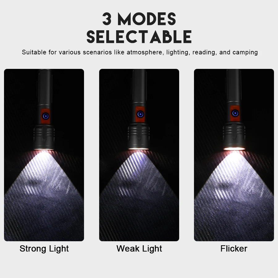 High Power LED Flashlight USB  - مراجعة Outdoor Power Usb وسعره
