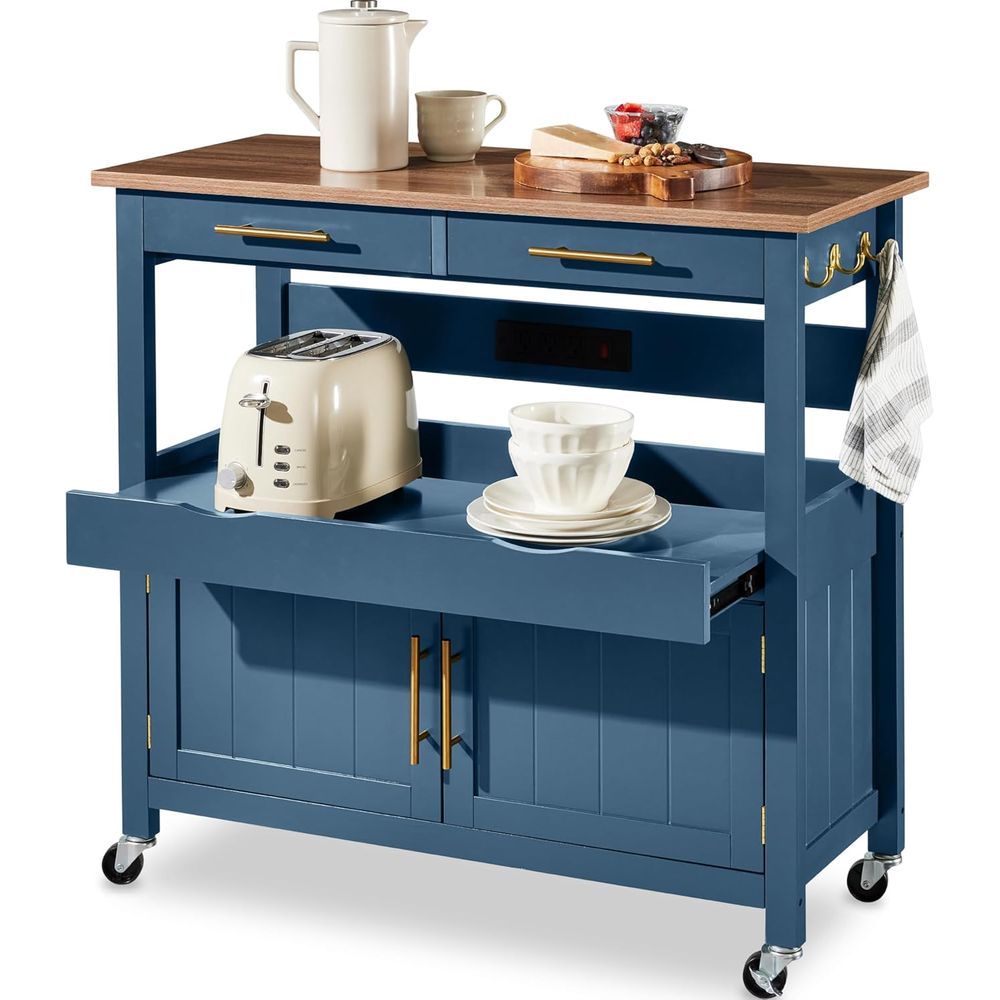 36in Large Rolling Kitchen Isl - مراجعة Outdoor Kitchen Power Outlet وسعره