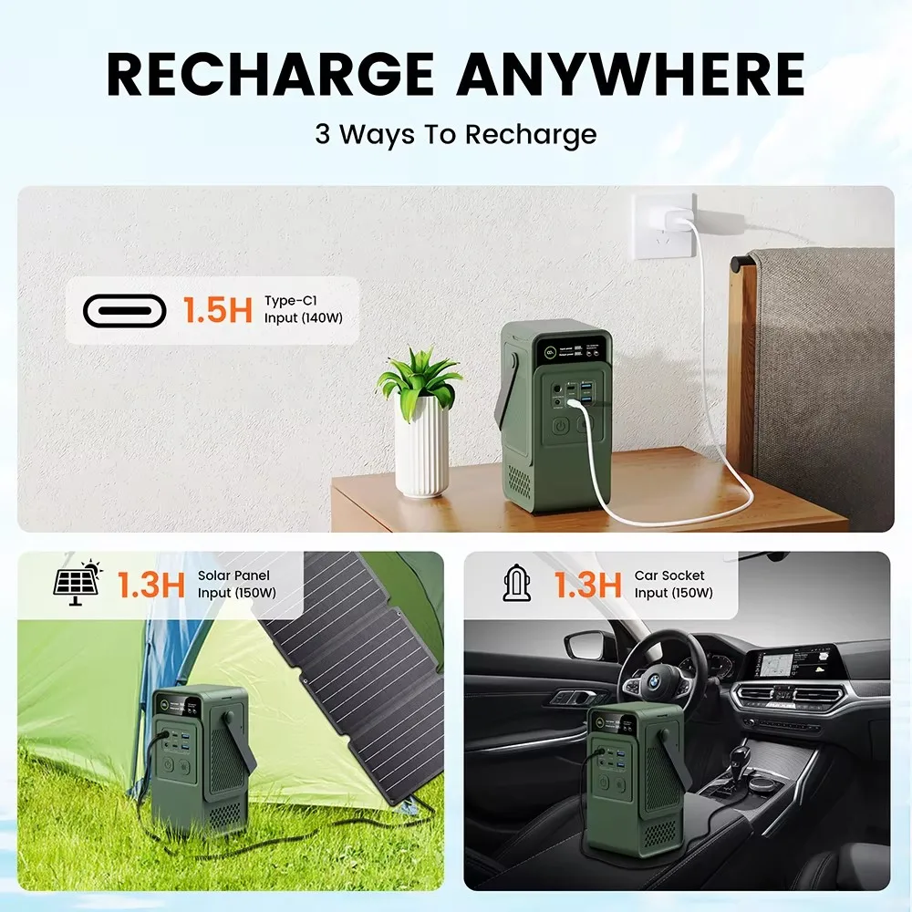 60000mAh 200W 192Wh Camping Po - مراجعة Outdoor Powerwall وسعره