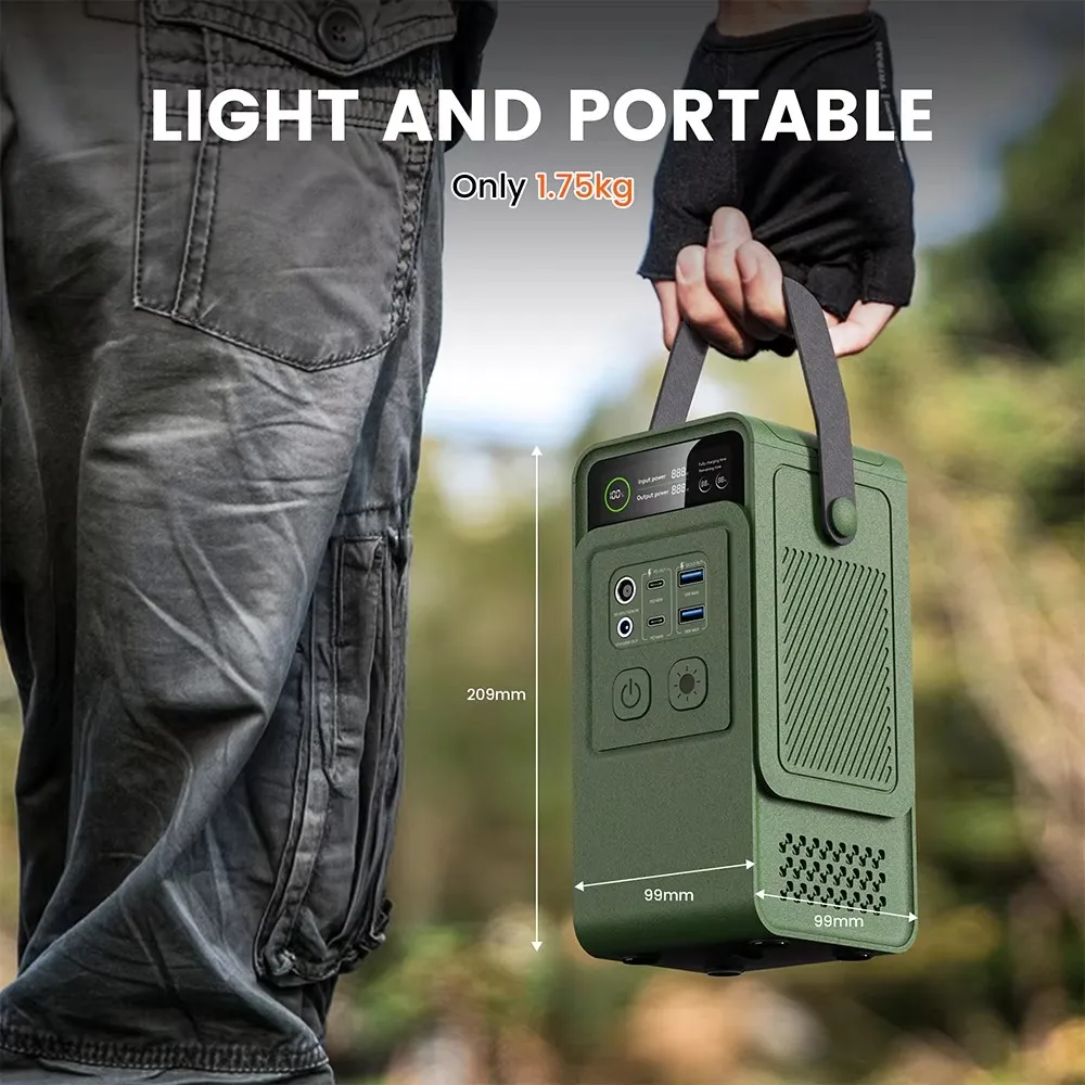 60000mAh 200W 192Wh Camping Po - مراجعة Outdoor Powerwall وسعره