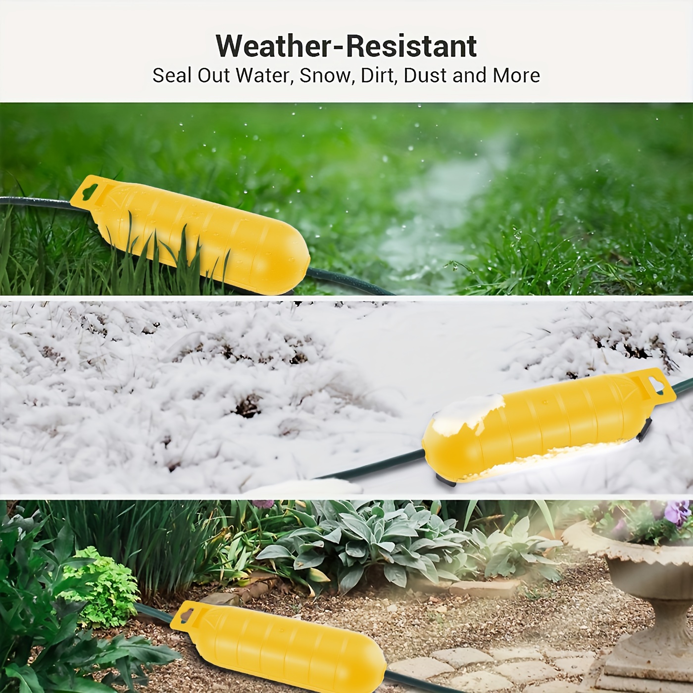 Extension Yellow Cord Safety C - مراجعة Outdoor Power Socket Cover وسعره