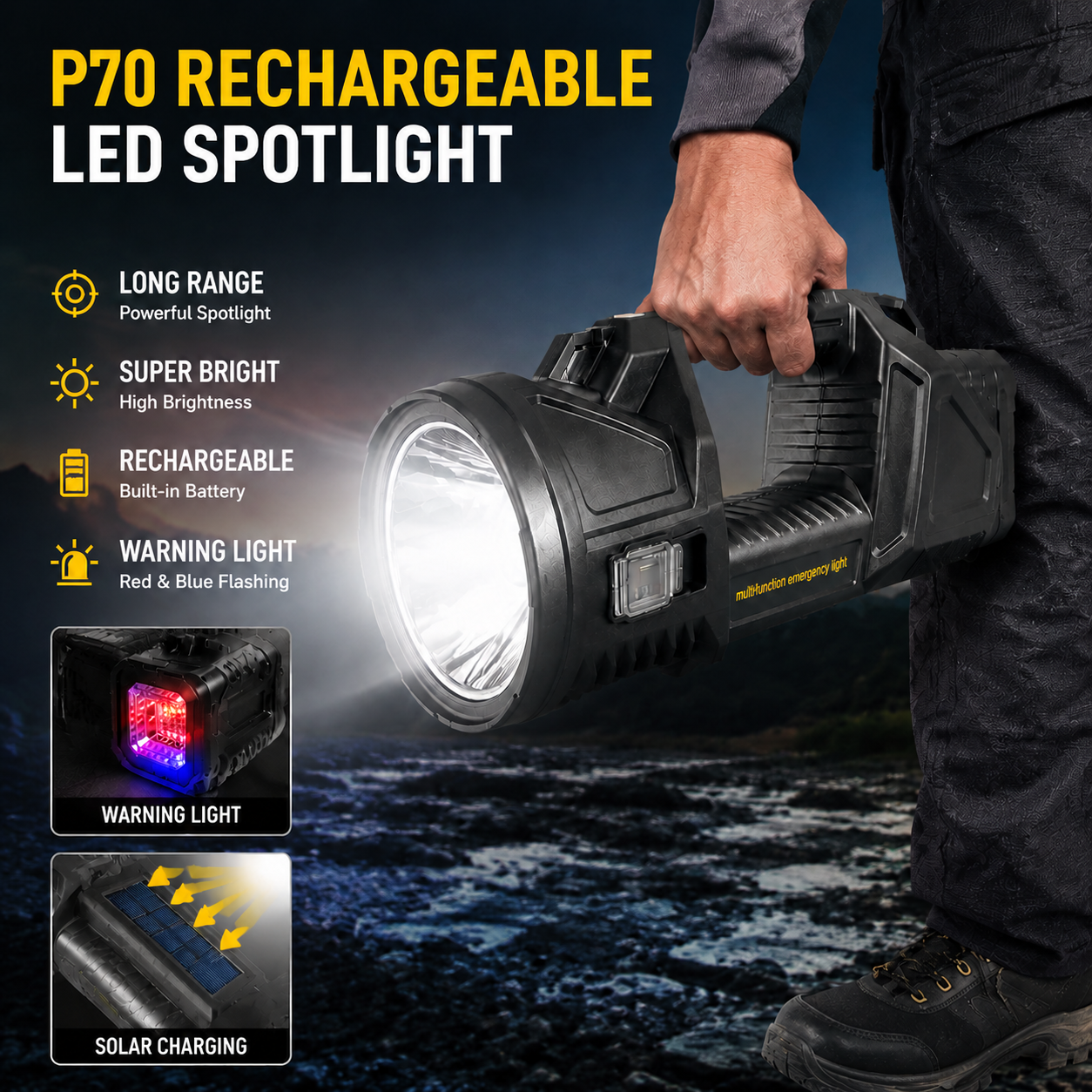 Super Bright Flashlight Led Po - مراجعة Outdoor Power Usb وسعره