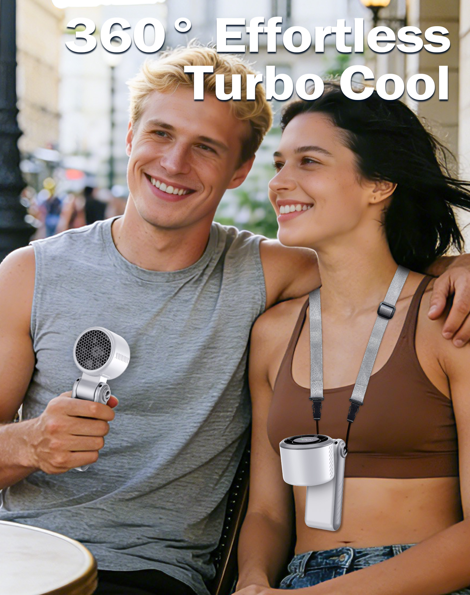 With a hand-held fan belt, USB - مراجعة Outdoor Power Inc وسعره