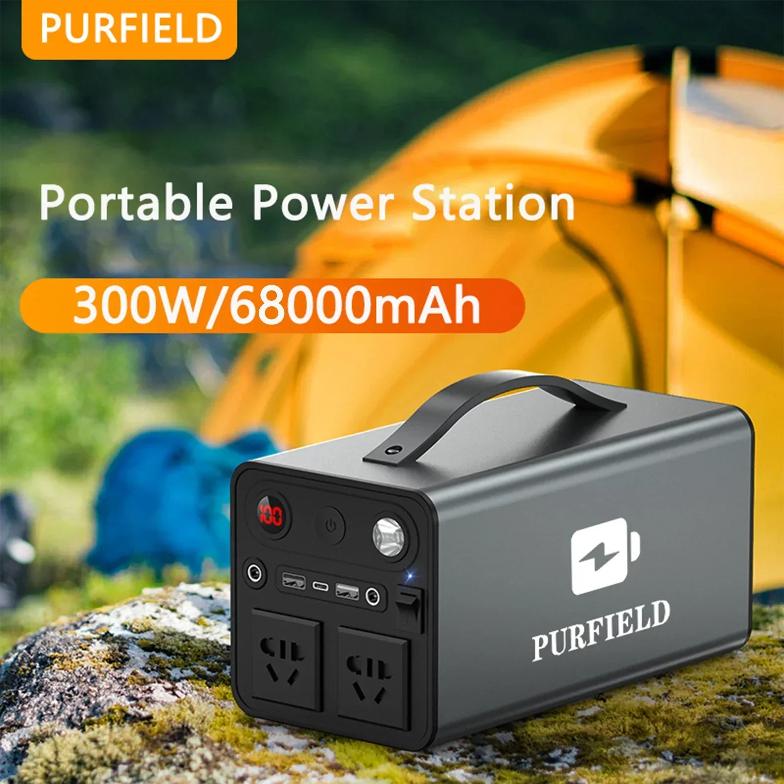 PURFIELD Portable Power 68000m - مراجعة Ac Outdoor Power وسعره
