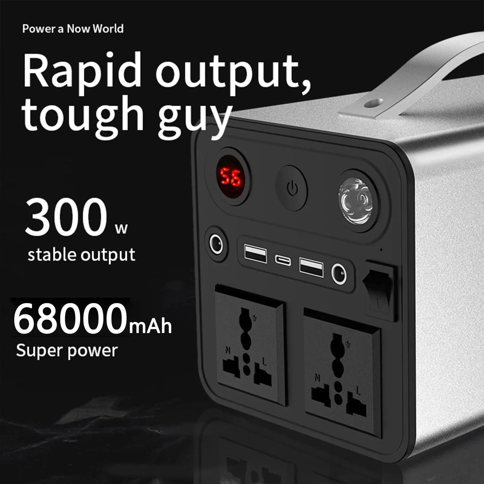 PURFIELD Portable Power 68000m - مراجعة Ac Outdoor Power وسعره