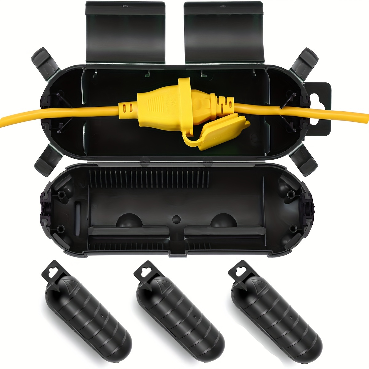 Extension Cord Plug Connection - مراجعة Outdoor Power Socket Cover وسعره