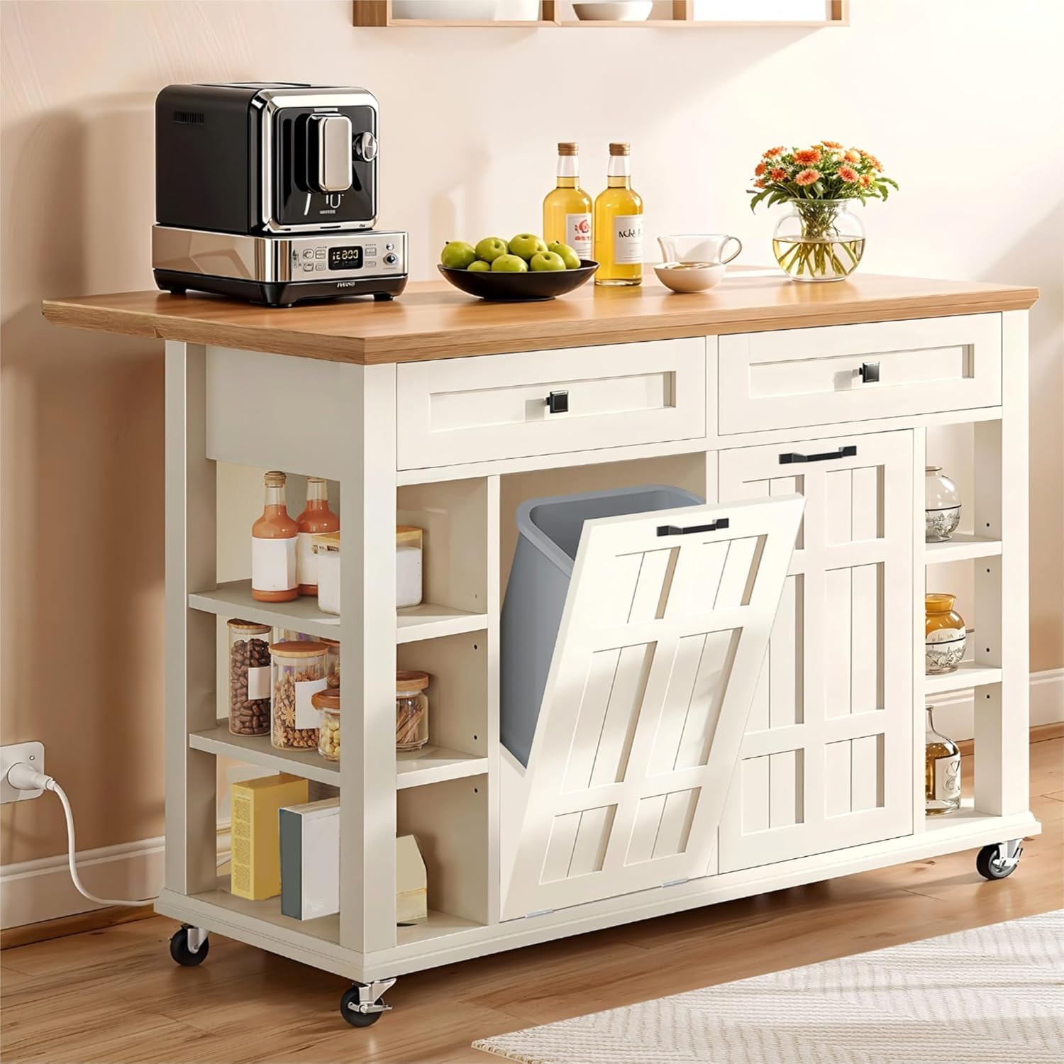 51in Rolling Kitchen Island Dr - مراجعة Outdoor Kitchen Power Outlet وسعره