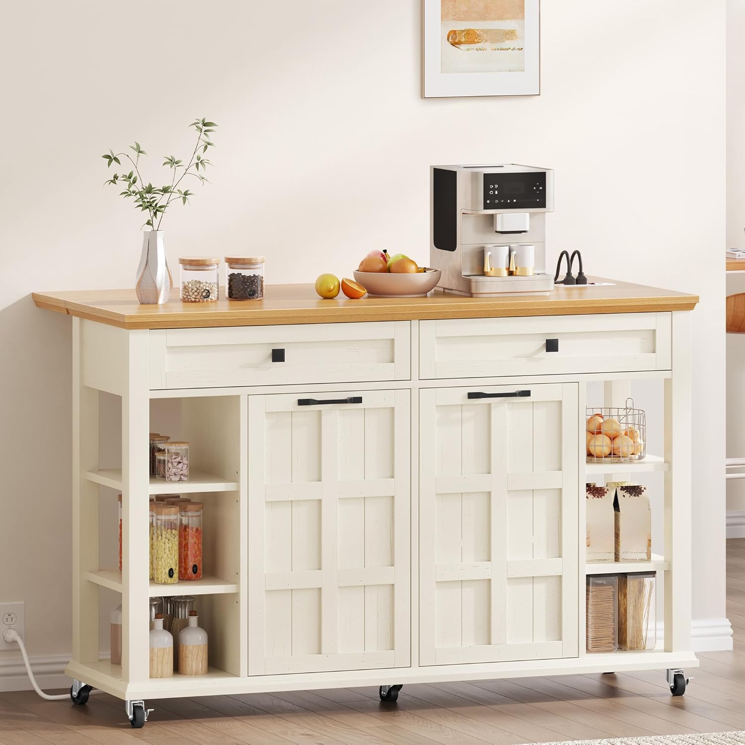 51in Rolling Kitchen Island Dr - مراجعة Outdoor Kitchen Power Outlet وسعره