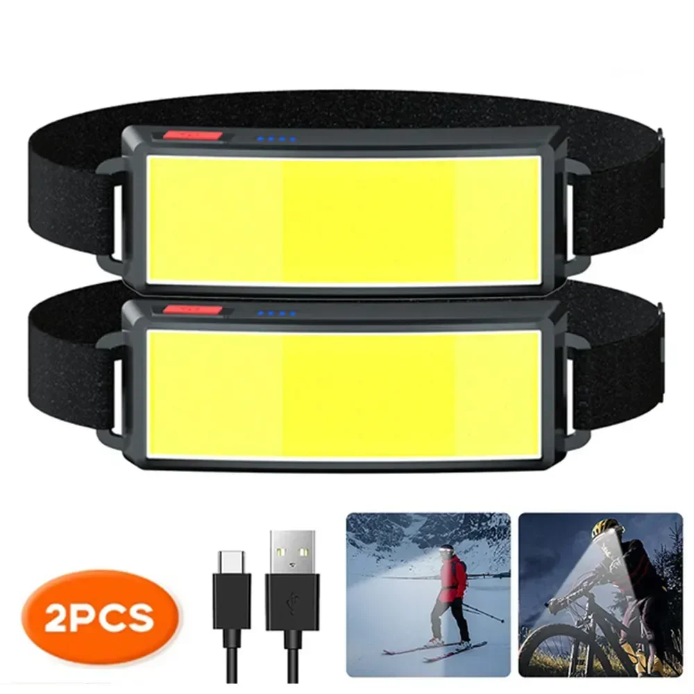 COB Portable LED Headlights Ou - مراجعة Outdoor Power Usb وسعره