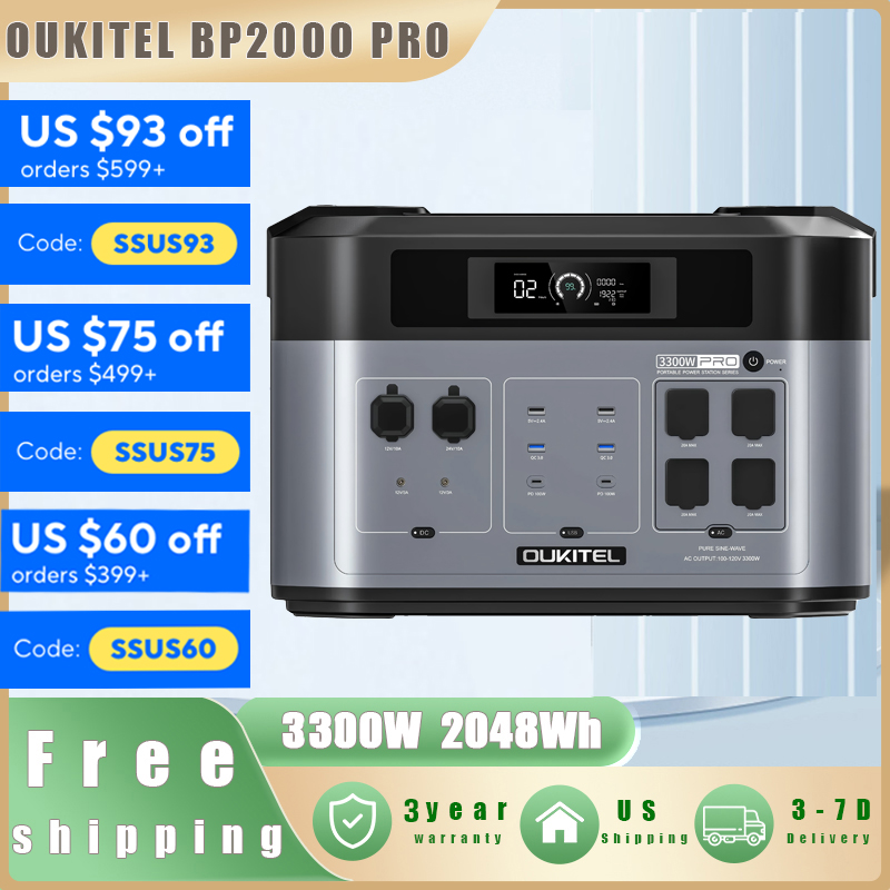 OUKITEL BP2000 PRO Portable Po - مراجعة Ac Outdoor Power وسعره