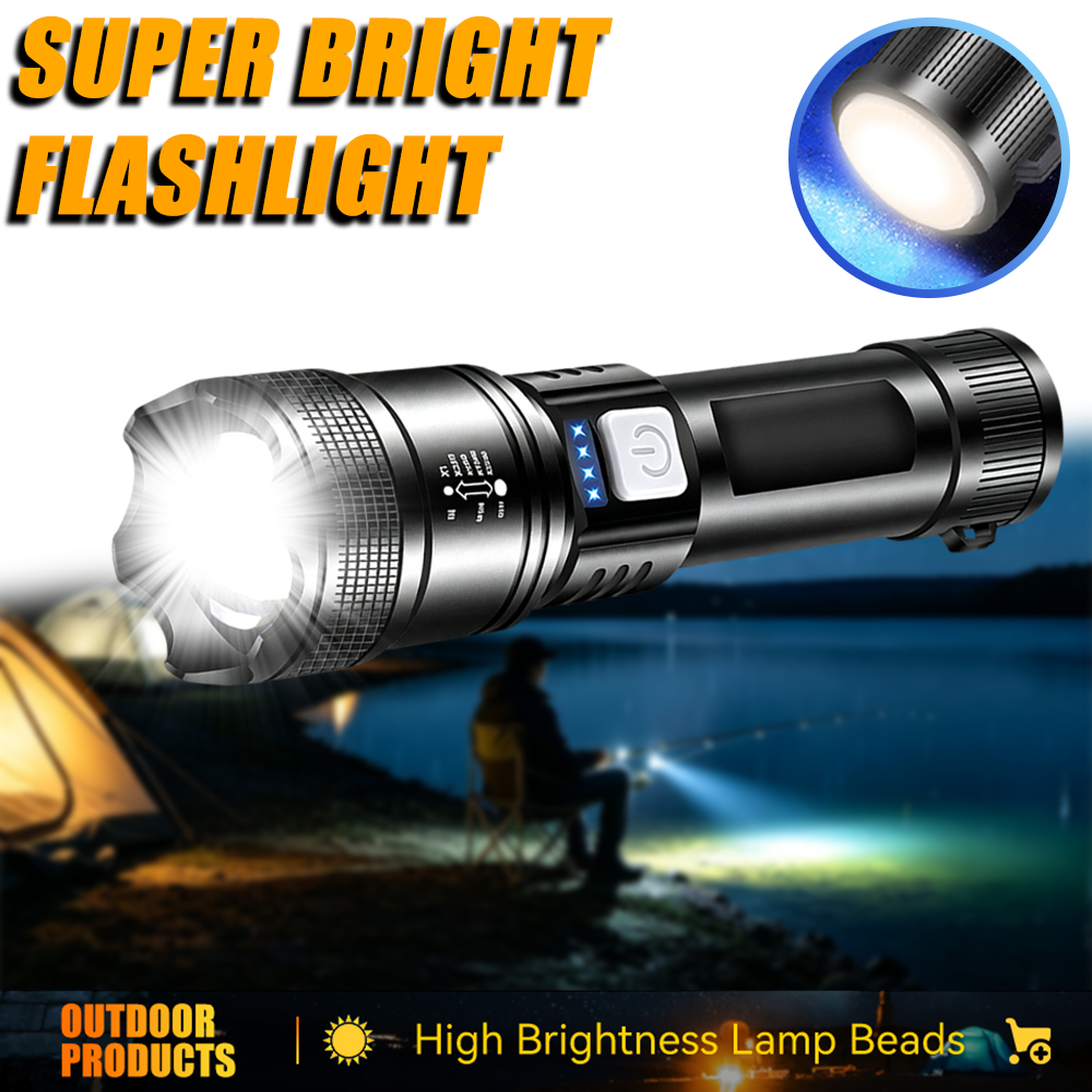 Powerful LED Flashlight USB Re - مراجعة Outdoor Power Usb وسعره