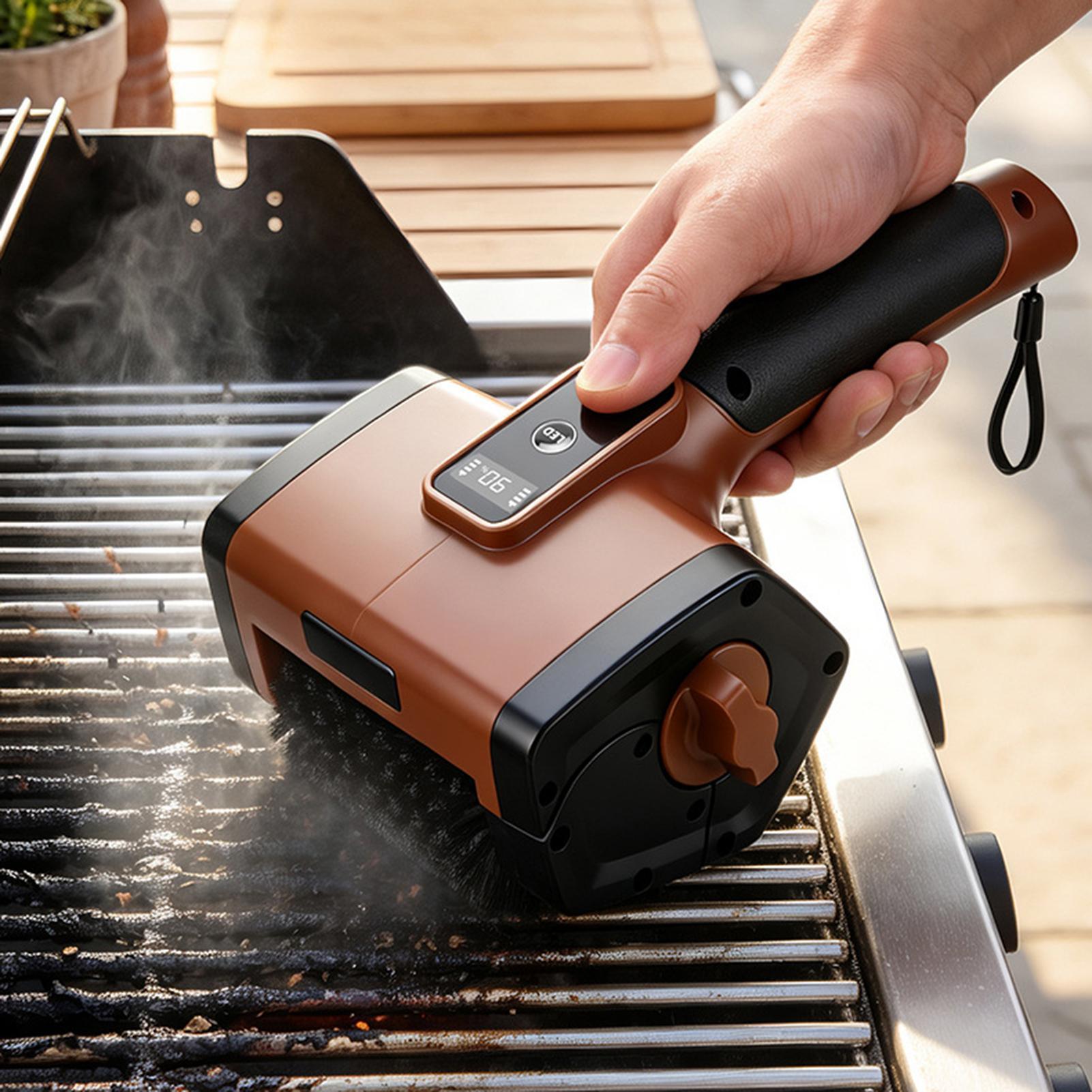 Electric Grill Brush for Outdo - مراجعة Outdoor Power Grill وسعره