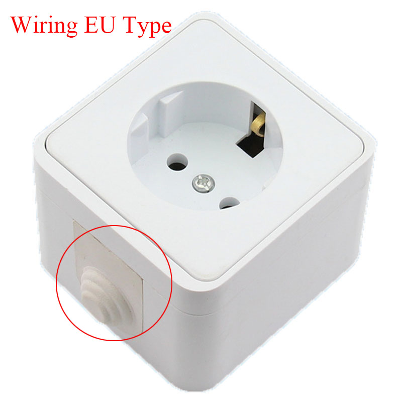 White Germany 10A 16A Waterpro - مراجعة Outdoor Kitchen Power Outlet وسعره
