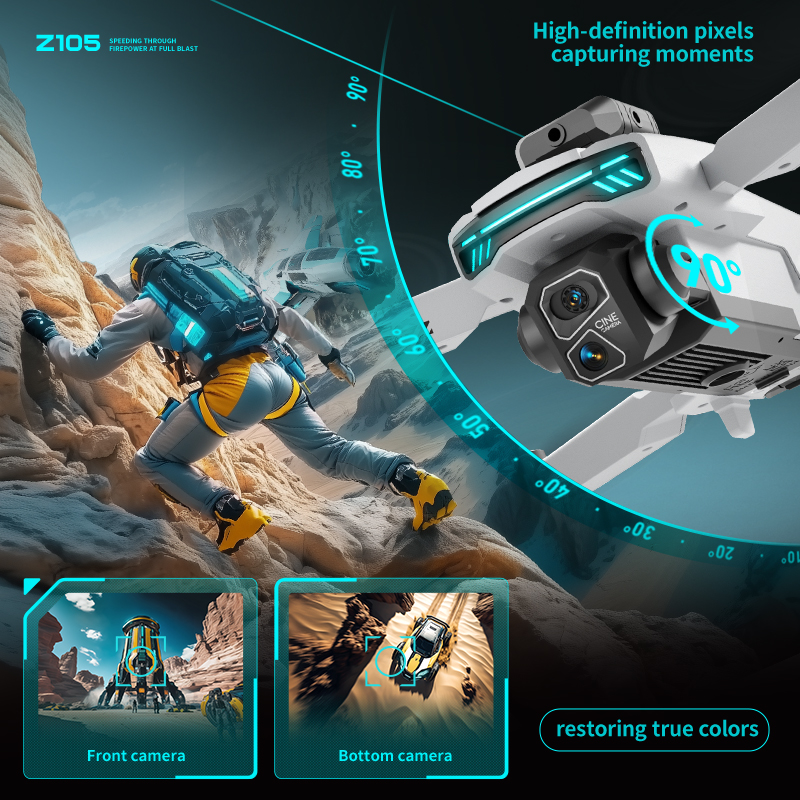 New Z105 RC Drone 8K Professio - مراجعة Outdoor Power Plus وسعره