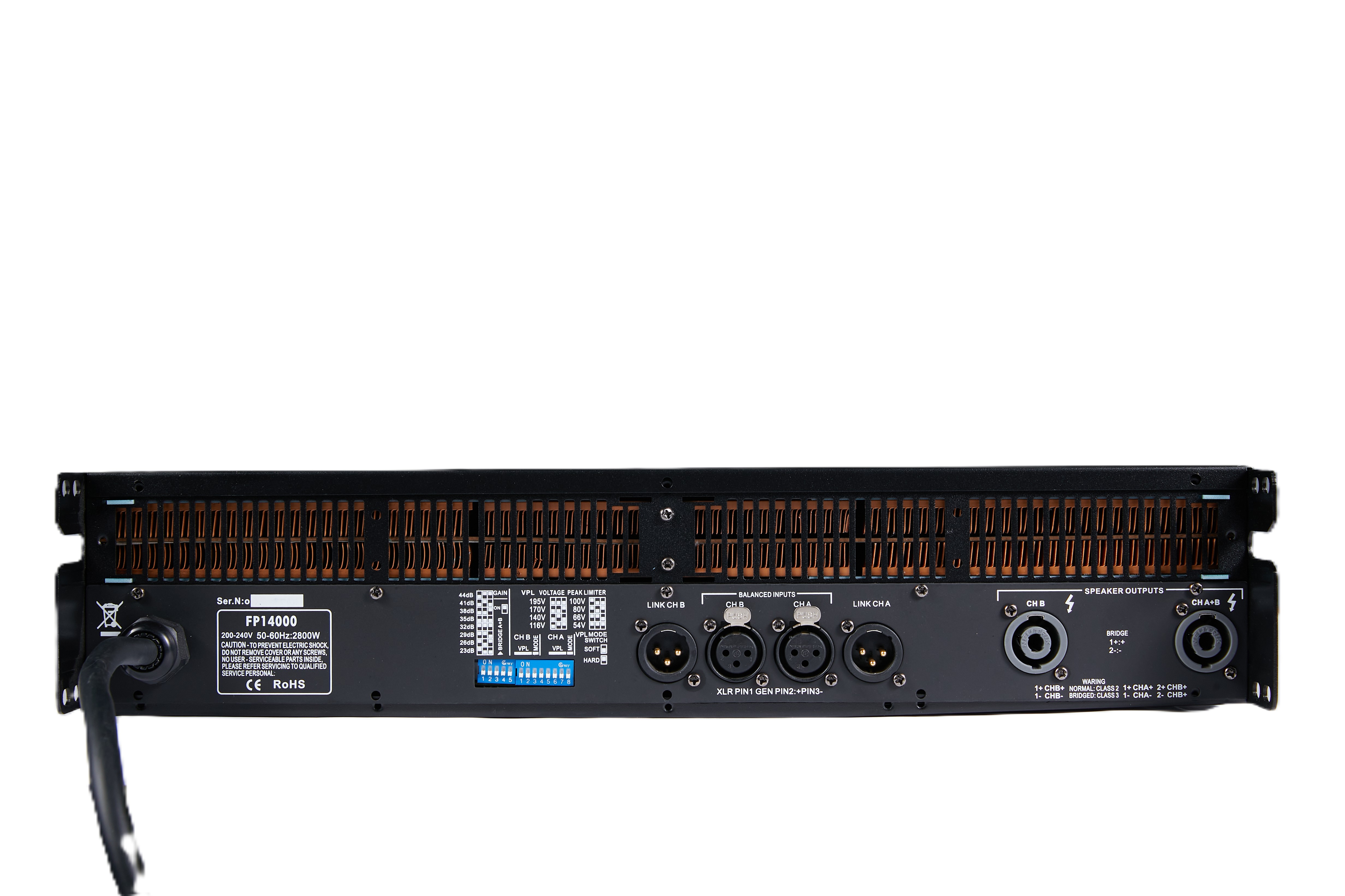 FP14000 Switching Power Amplif - مراجعة Ac Outdoor Power وسعره