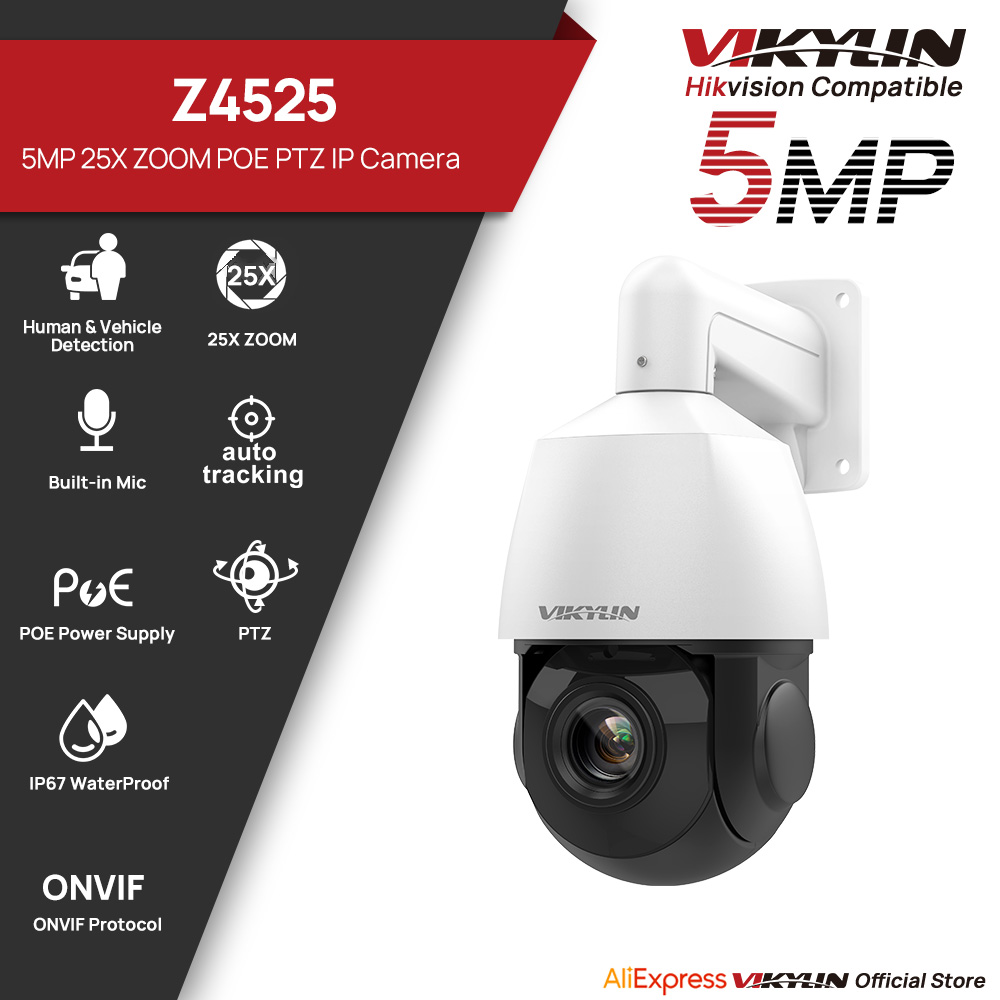 Vikylin 5MP PTZ 25X Optical Zo - مراجعة Outdoor Power G Motion وسعره
