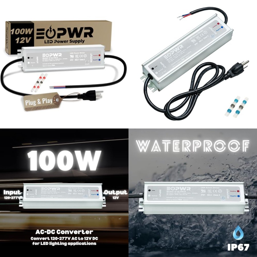 LED Driver Waterproof IP67 Pow - مراجعة Ac Outdoor Power وسعره