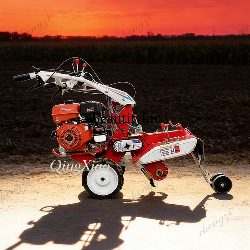 M81 4WD Front Rotary Mini Till - مراجعة Garden Tiller Mini وسعره