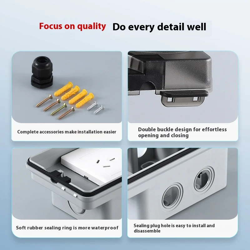Outdoor Waterproof Socket Open - مراجعة Outdoor Power Socket Cover وسعره