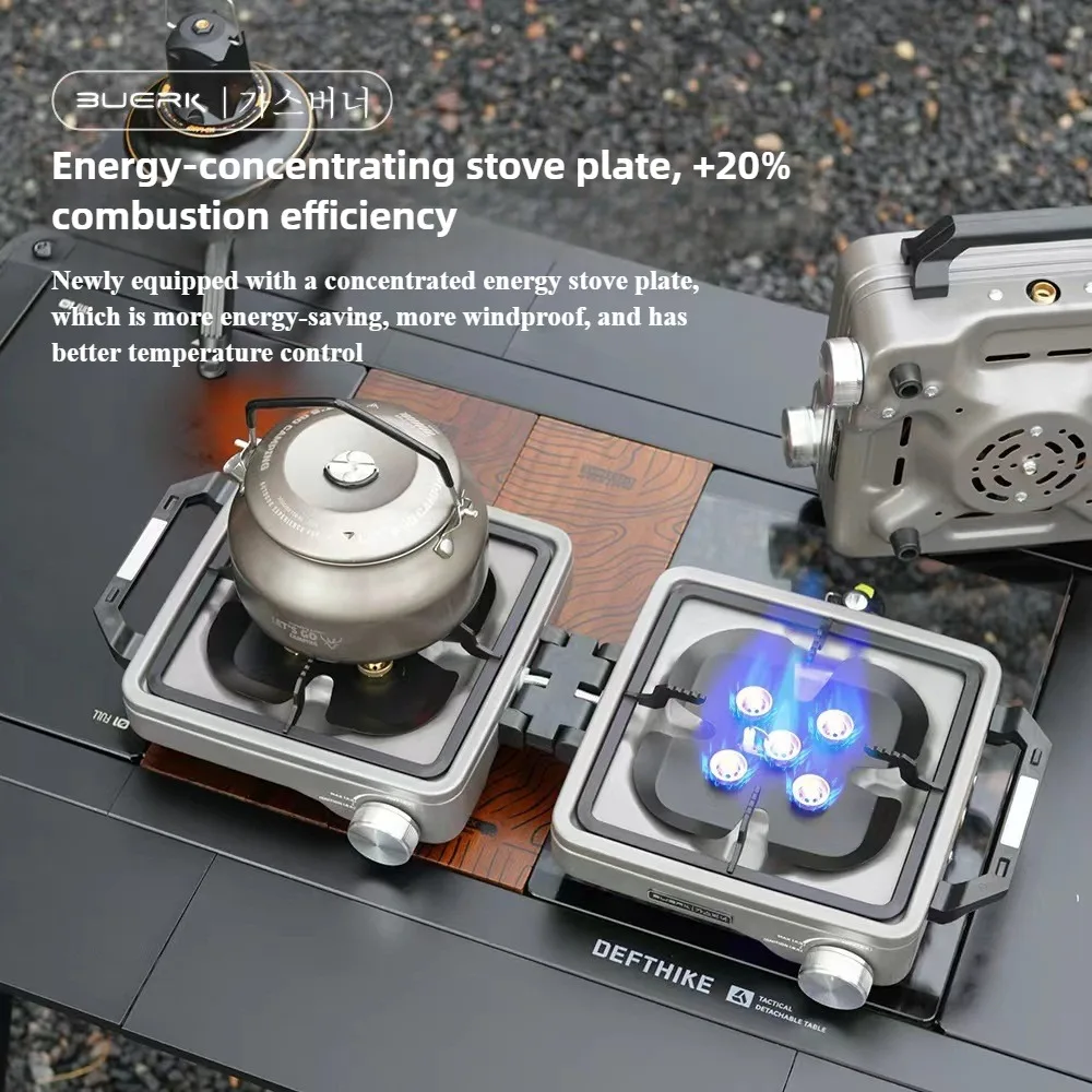 BUERK Camping Gas Stove - Port - مراجعة Outdoor Power Grill وسعره