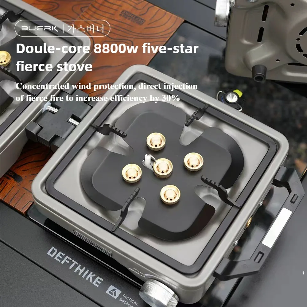 BUERK Camping Gas Stove - Port - مراجعة Outdoor Power Grill وسعره