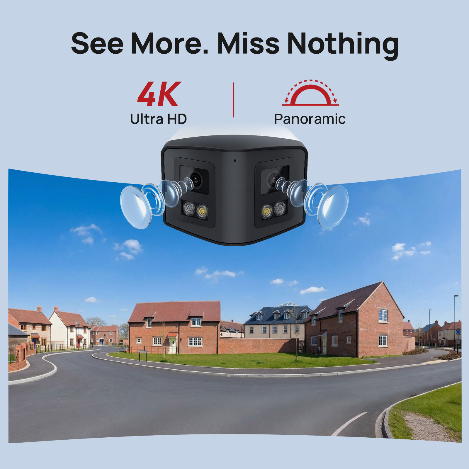 VIKYLIN 170° Panoramic Securit - مراجعة Outdoor Power G Motion وسعره