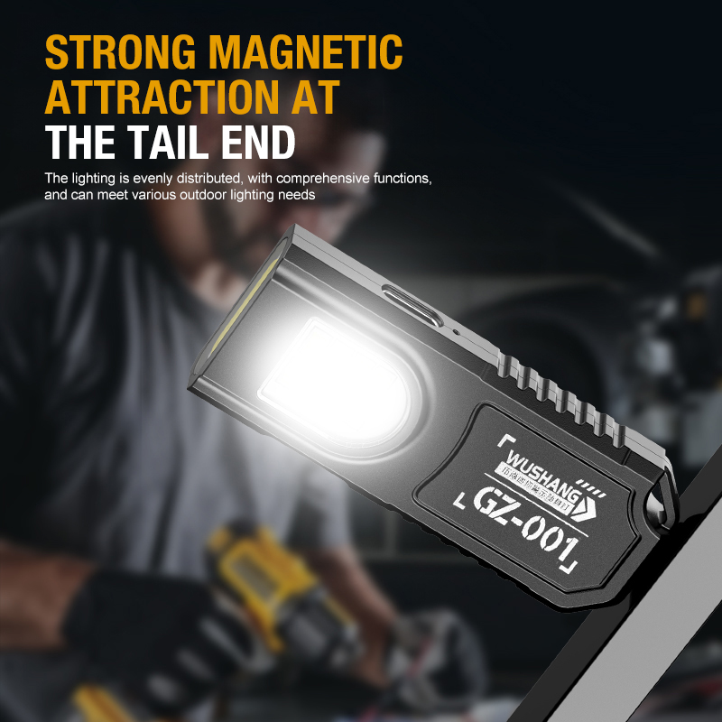 Portable Keychain LED COB Flas - مراجعة Outdoor Power Usb وسعره