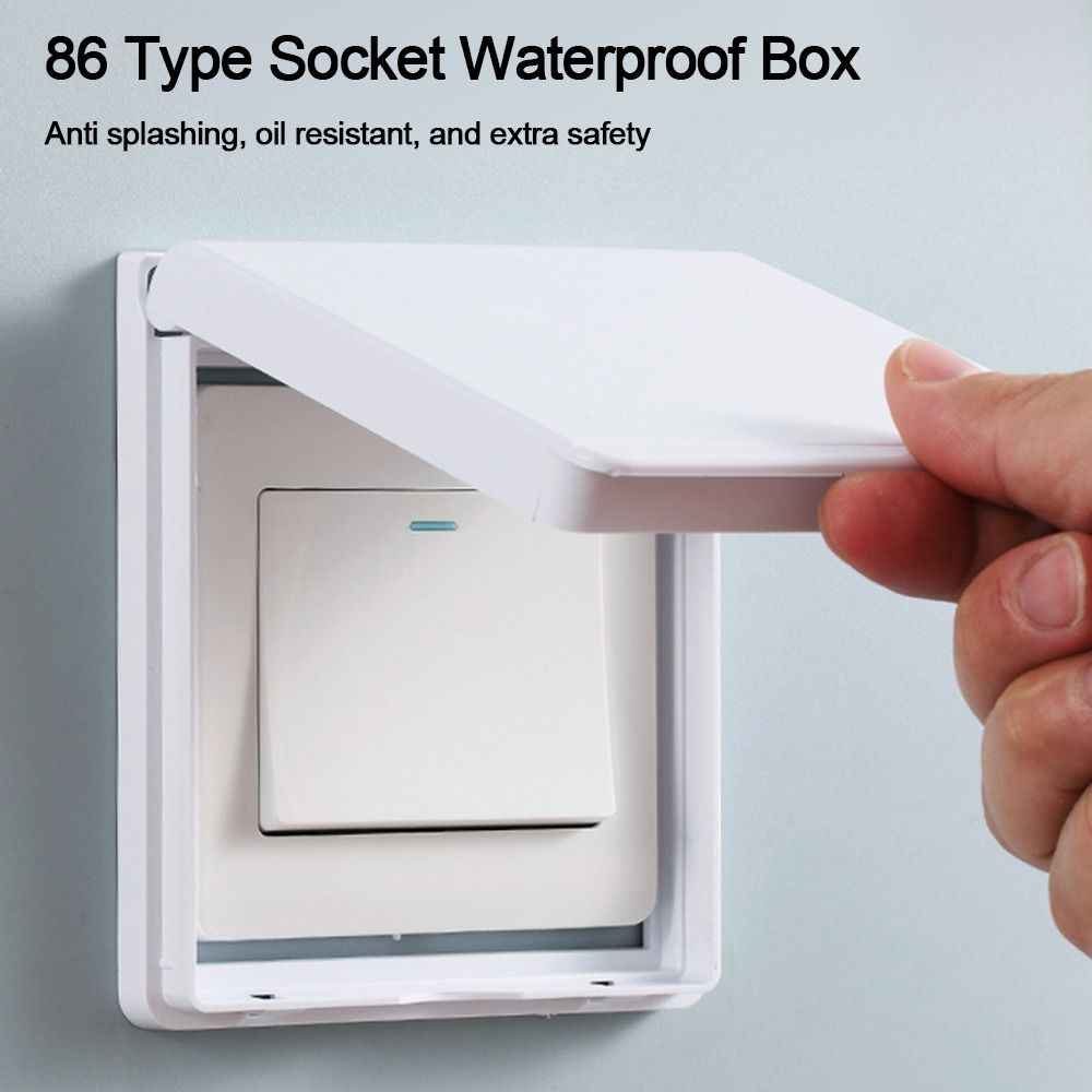 Wall-mounted Switch Protective - مراجعة Outdoor Power Socket Cover وسعره