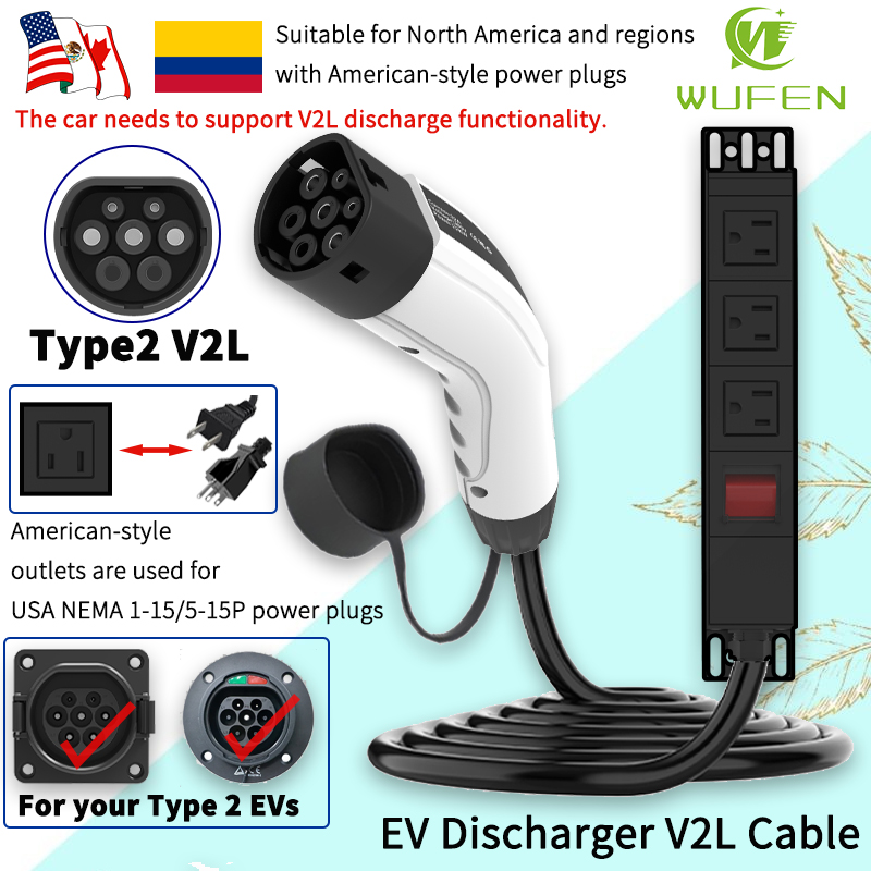 WUFEN Portable Type 2 V2L Cabl - مراجعة Ac Outdoor Power وسعره