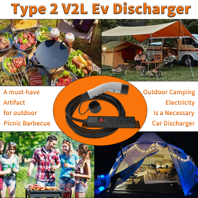 WUFEN Portable Type 2 V2L Cabl - مراجعة Ac Outdoor Power وسعره