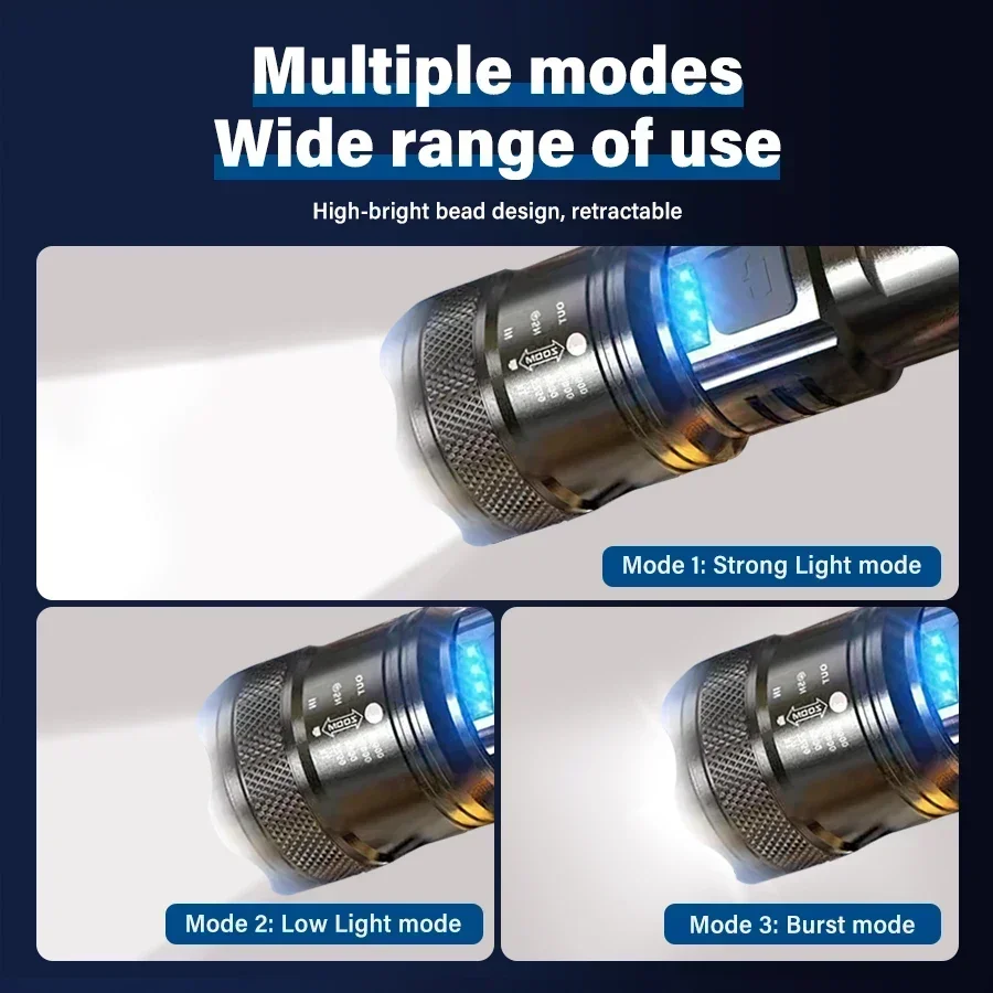 Tactical LED Flashlight 2000LM - مراجعة Outdoor Power Usb وسعره