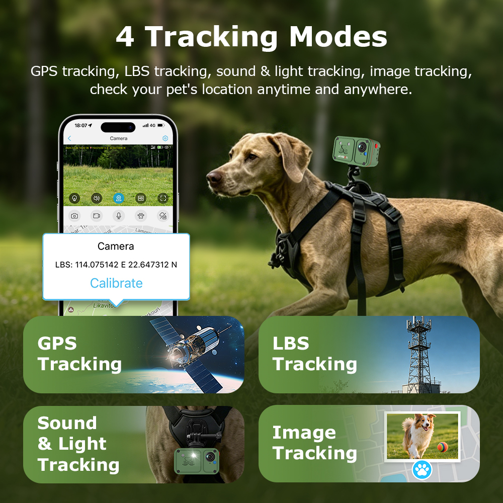 LS VISION 2K 4G Pet Collar Cam - مراجعة Outdoor Power G Motion وسعره