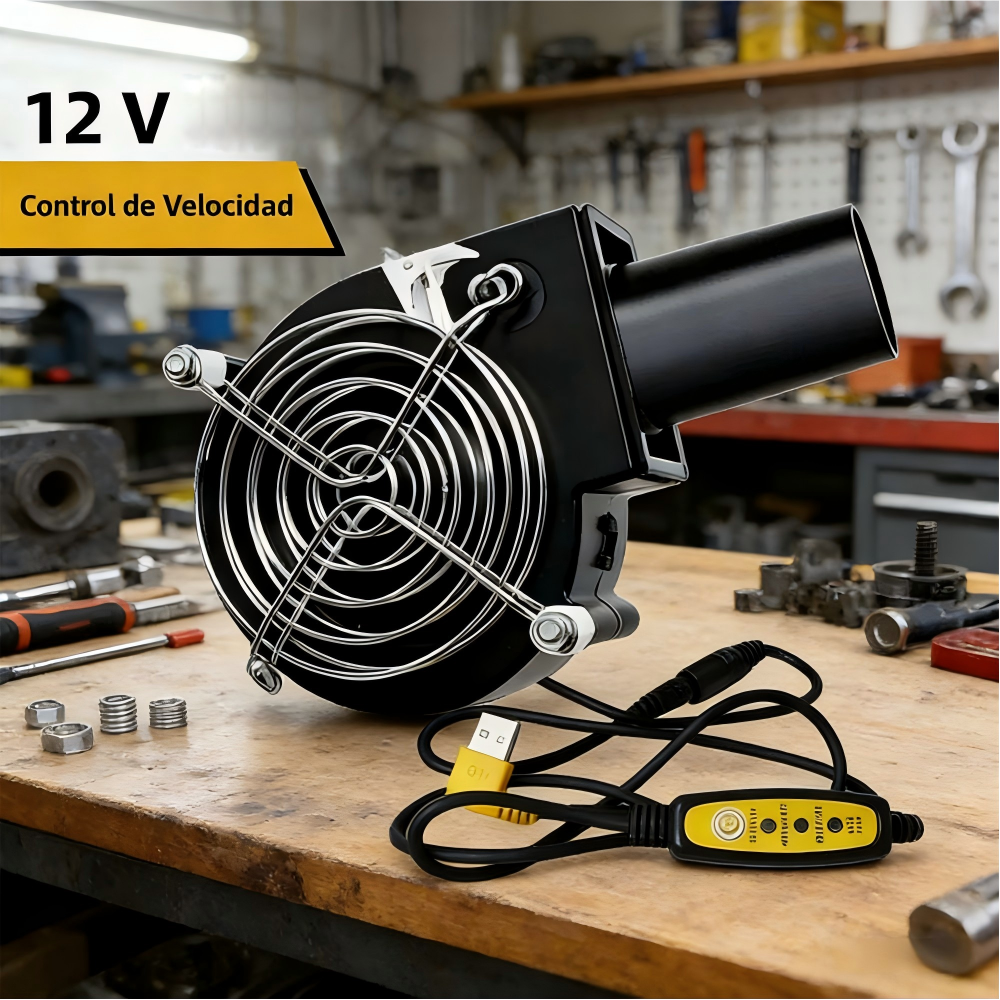 12V DC Portable BBQ Air Blower - مراجعة Outdoor Power Grill وسعره