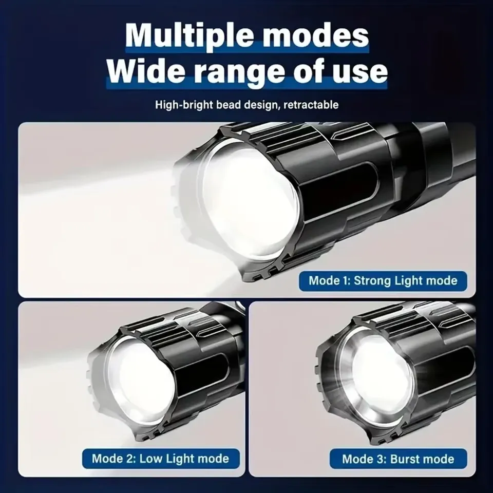 Super Bright LED Flashlight US - مراجعة Outdoor Power Usb وسعره