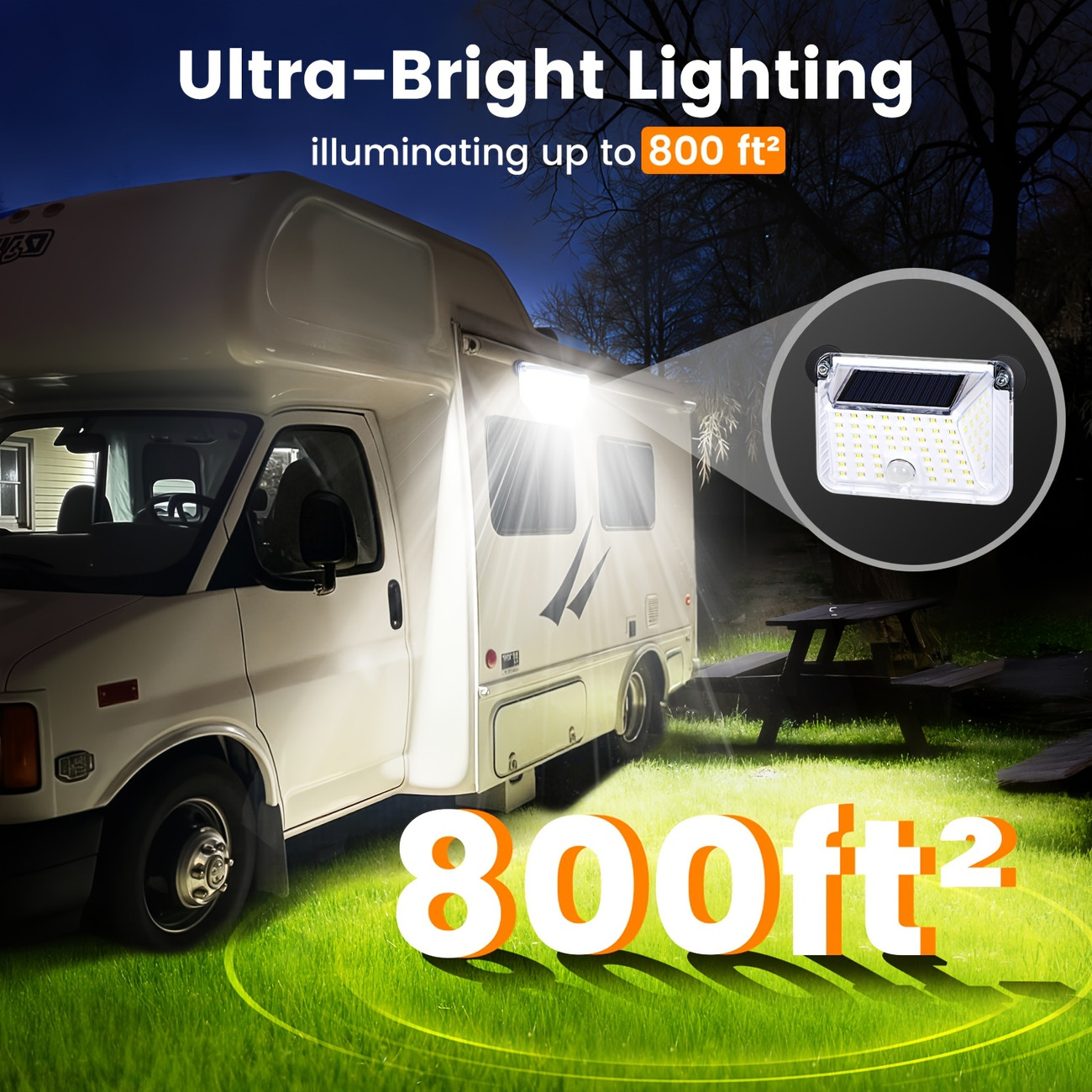 Magnetic trailer solar lamp, w - مراجعة Outdoor Power G Motion وسعره