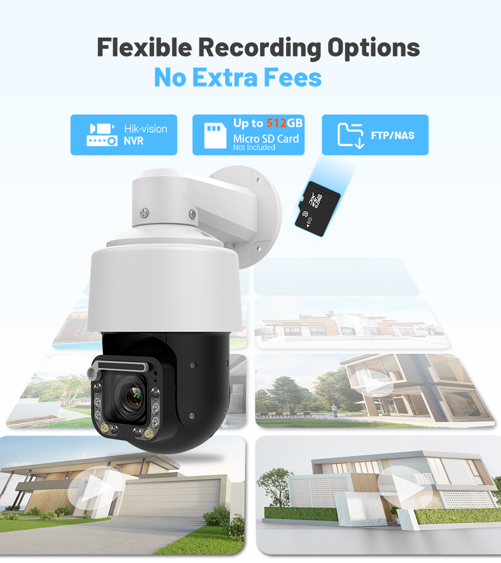 Vikylin 4K 8MP 18X Zoom PTZ IP - مراجعة Outdoor Power G Motion وسعره