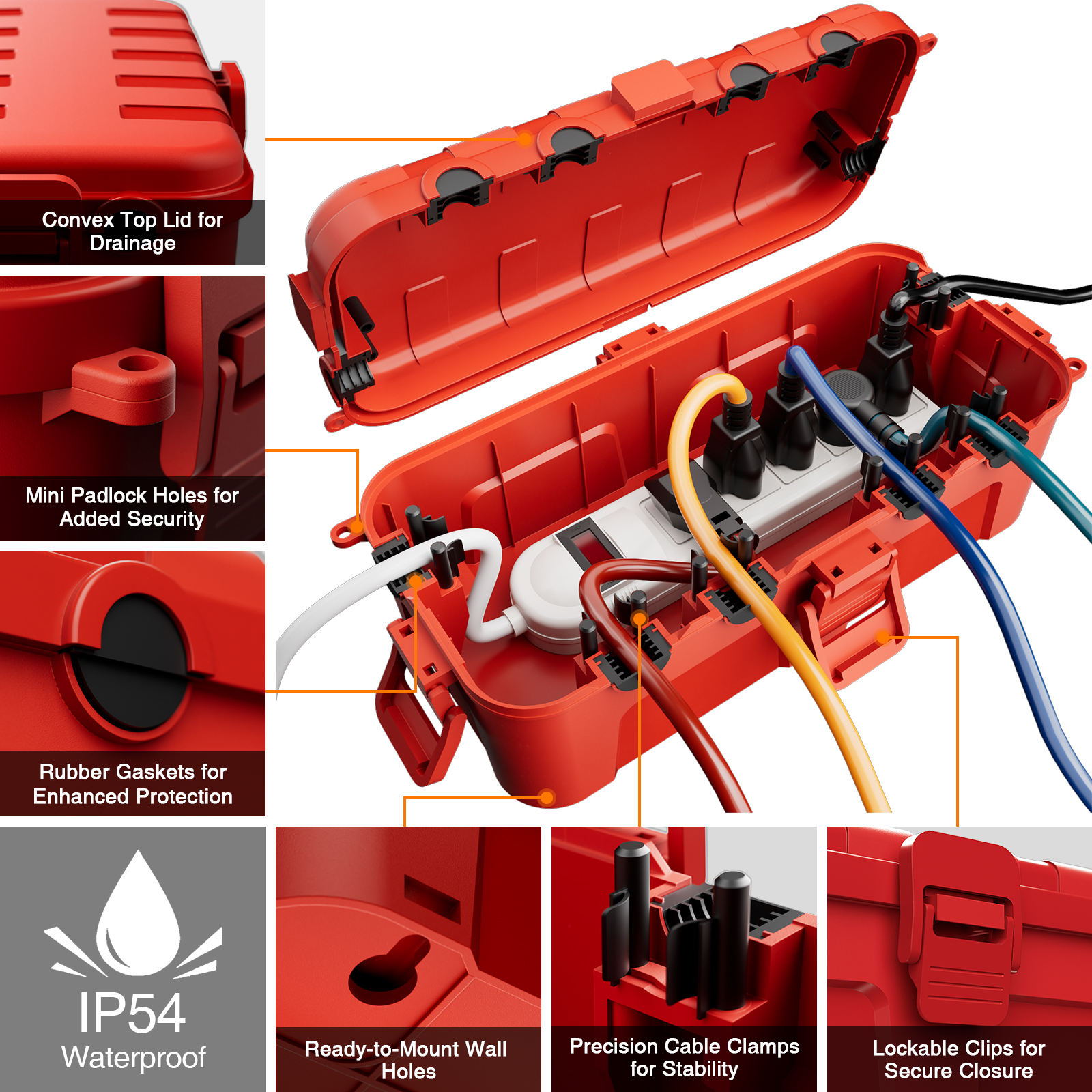 Outdoor Electrical Box Waterpr - مراجعة Outdoor Power Socket Cover وسعره